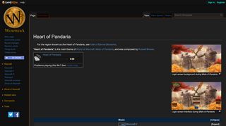 
                            13. Heart of Pandaria - Wowpedia - Your wiki guide to the World of Warcraft