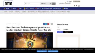 
                            5. Hearthstone: Änderungen am gewerteten Modus machen Saison ...