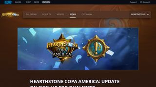 
                            7. Hearthstone Copa America: Update on sign-up for qualifiers