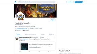 
                            8. HearthstoneHeroes.de (@HSHeroesDE) | Twitter