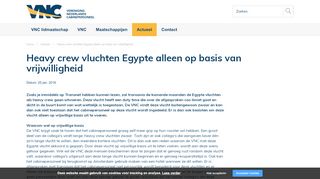 
                            9. Heavy crew vluchten Egypte alleen op basis van vrijwilligheid ...