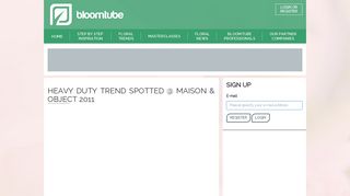 
                            10. Heavy Duty Trend Spotted @ Maison & Object 2011 - Bloomtube
