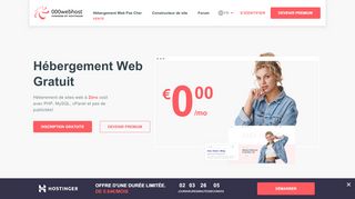 
                            2. Hébergement Web Gratuit avec PHP, MySQL et cPanel ... - 000Webhost