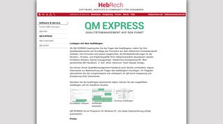 
                            5. hebrech.de: QM EXPRESS