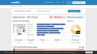 
                            12. hebrech.de | SEO Bewertung | Seobility.net