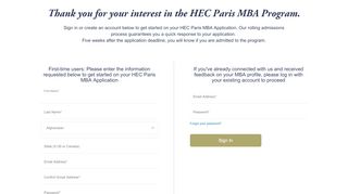 
                            11. HEC - MBA Online Application