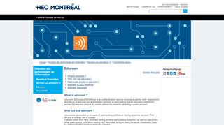 
                            8. HEC Montréal | Eduroam | Réseau et Internet | Assistance | Direction ...