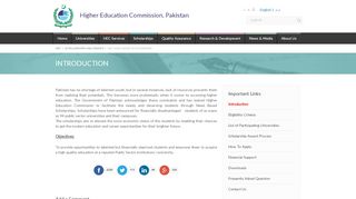 
                            11. HEC Need Based Scholarships