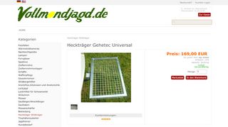 
                            12. Heckträger Gehetec Universal - Vollmondjagd.de