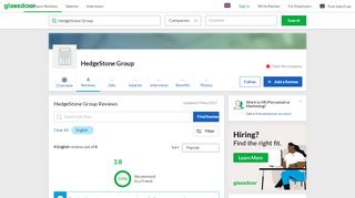 
                            7. HedgeStone Group Reviews | Glassdoor.co.uk