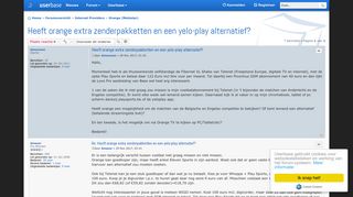 
                            7. Heeft orange extra zenderpakketten en een yelo-play alternatief ...