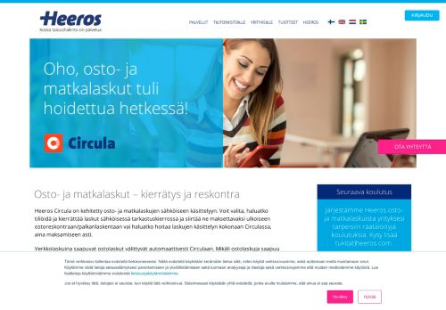 
                            5. Heeros Circula - Osto- ja matkalaskujen kierrätys ja käsittely