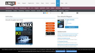 
                            9. Heft & Abo - Linux-Magazin