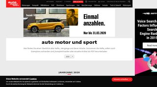 
                            3. Heftarchiv - auto motor und sport - auto motor und sport