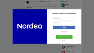 
                            13. Hei, login med privat nettbank på nordea... - Simen Bergh Von Aase ...