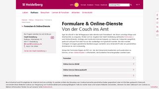 
                            3. heidelberg.de - Formulare & Online-Dienste