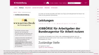 
                            11. heidelberg.de - Verfahrensbeschreibung JOBBÖRSE für Arbeitgeber ...