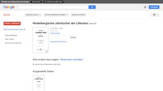 
                            5. Heidelberger Jahrbücher der Literatur