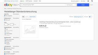 
                            11. Heidelberger Standarduntersuchung günstig kaufen | eBay