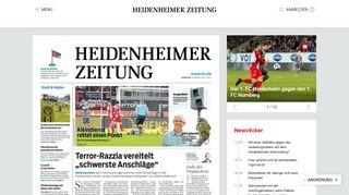 
                            12. Heidenheimer Zeitung | Südwest Presse Online