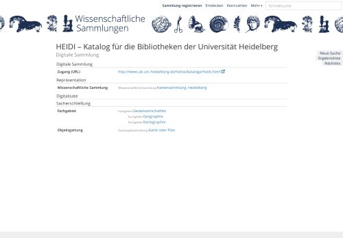 
                            12. HEIDI – Katalog für die Bibliotheken der Universität Heidelberg ...