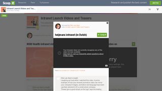 
                            4. heijmans intranet (in Dutch) | Intranet Launch ... - Scoop.it