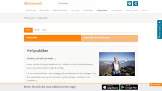 
                            1. Heilpraktiker - Medizinwelt - Elsevier