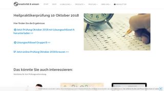 
                            8. Heilpraktikerprüfung Oktober 2018 - Kreawi