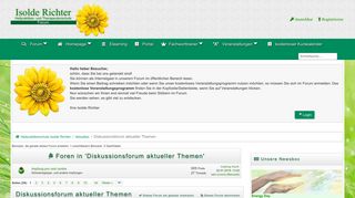 
                            10. Heilpraktikerschule Isolde Richter - Diskussionsforum aktueller Themen