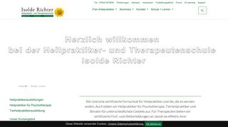 
                            2. Heilpraktikerschule Isolde Richter: Willkommen bei der Heilpraktiker ...