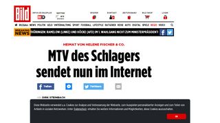 
                            11. Heimat von Helene Fischer & Co. - MTV des Schlagers sendet nun im ...