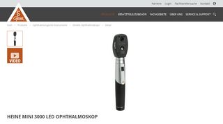 
                            8. HEINE mini3000® LED Ophthalmoskop | HEINE