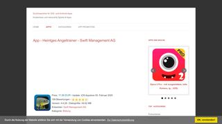 
                            5. Heintges Angeltrainer - Swift Management AG - App