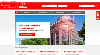 
                            10. HEK - Partner der Sparkasse Harburg-Buxtehude