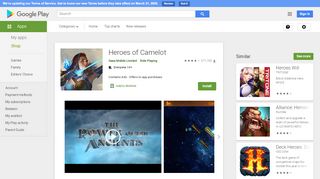 
                            4. Helden von Camelot – Apps bei Google Play
