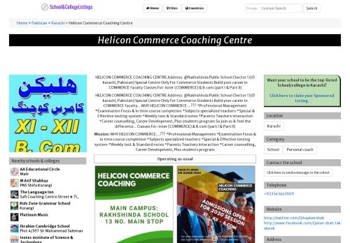 
                            8. Helicon Commerce Coaching Centre, @Rakhshinda Public ...