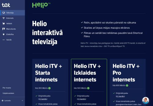 
                            2. Helio interaktīvā televīzija | lattelecom.lv