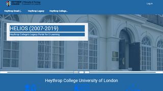 
                            1. HELIOS (2007-2019) - Heythrop College