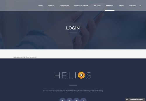 
                            8. HELIOS | Login