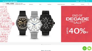 
                            11. Helios Watch Store - Shop for India's best luxury watch collection, online