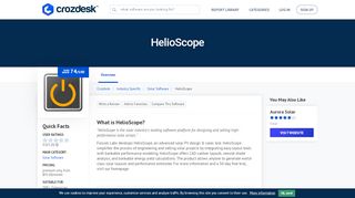 
                            8. HelioScope Reviews, Pricing and Alternatives | Crozdesk