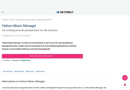 
                            9. Helium Music Manager - Download - NETZWELT