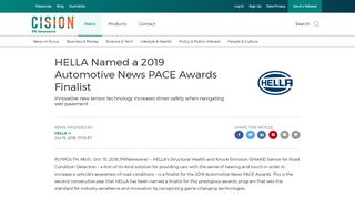 
                            10. HELLA Named a 2019 Automotive News PACE Awards Finalist