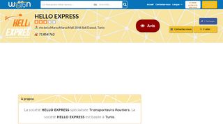 
                            9. HELLO EXPRESS - Transporteurs Routiers | Tunis - Ween.tn