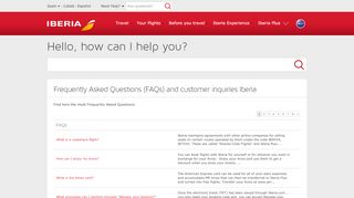 
                            13. Hello. Freqeunt flier login problems. Who can I contact? - Iberia