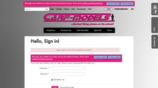 
                            11. Hello, Sign in! - Carf-Models