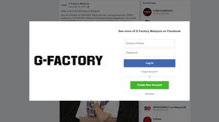 
                            12. Hello to all G-SHOCK fans in Melaka!!!... - G Factory Malaysia | Facebook