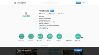 
                            5. HelloBill (@hellobillpos) • Foto dan video Instagram