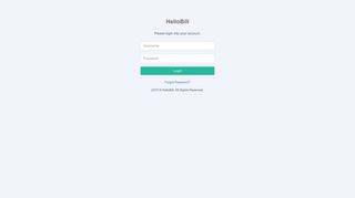 
                            1. HelloBill | Login - Sign in