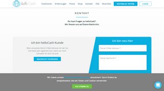 
                            5. HELLOCASH: Die kostenlose Registrierkasse - Kontakt